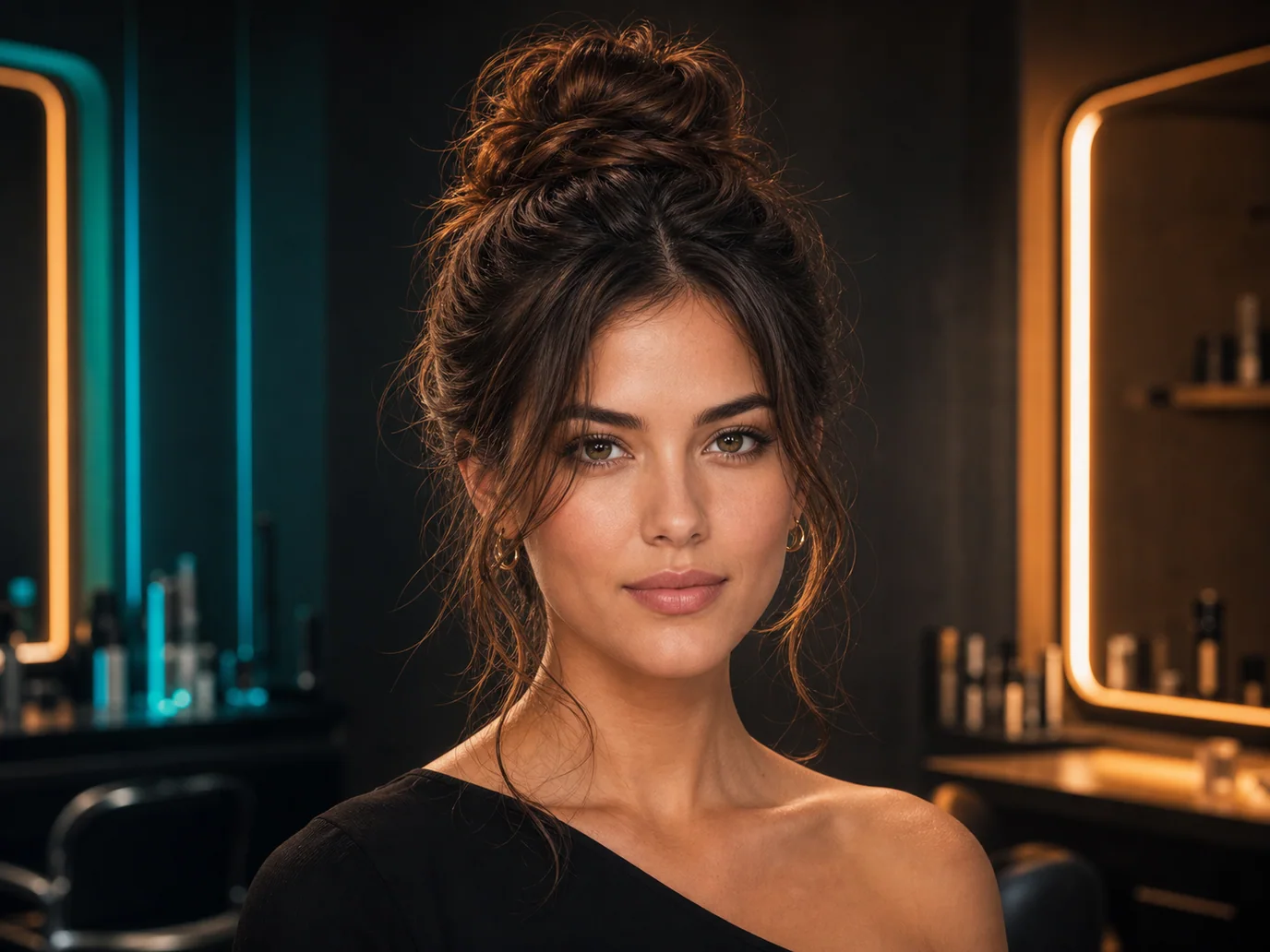 Preview of Messy Bun generated with Gemini AI