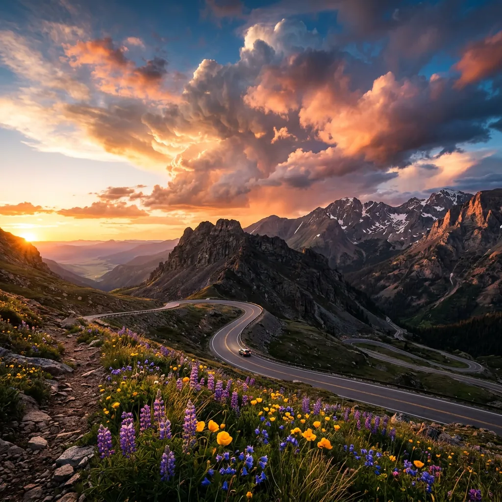 4K landscape photo with dramatic clouds